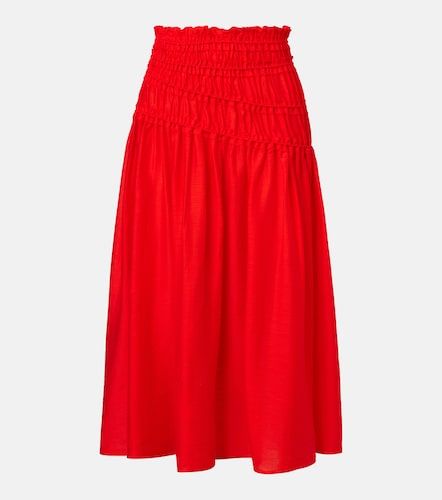 Tory Burch Jupe midi smockée - Tory Burch - Modalova