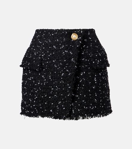 Balmain Mini-jupe en tweed à pois - Balmain - Modalova