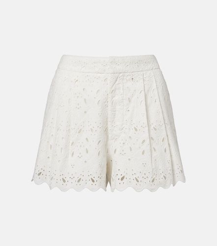 Short Paisley Eyelet en coton à broderies anglaises - Frame - Modalova