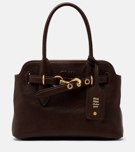 Sac porté épaule Aventure Small en cuir - Miu Miu - Modalova