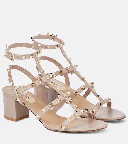 Sandales Rockstud en cuir - Valentino Garavani - Modalova
