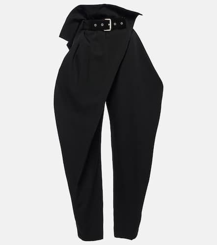 Pantalon fuselé à taille haute en laine - JW Anderson - Modalova