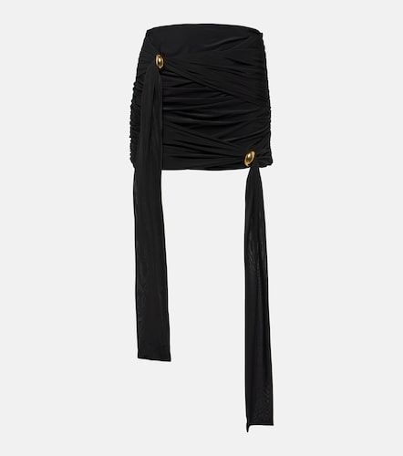 Mini-jupe en jersey à ornement(s) - Blumarine - Modalova