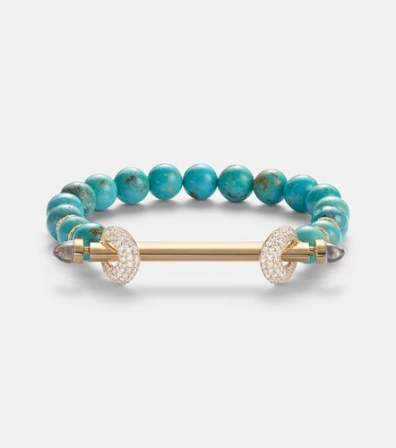 Bracelet Chakra en or 18 ct et pierres précieuses - Ananya - Modalova