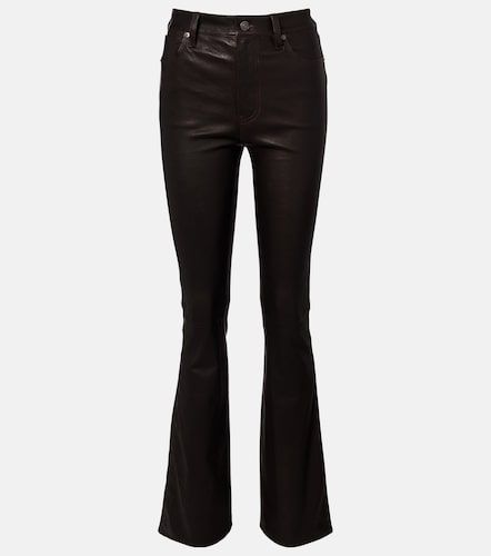 Pantalon bootcut Reboot Crop en cuir - Frame - Modalova