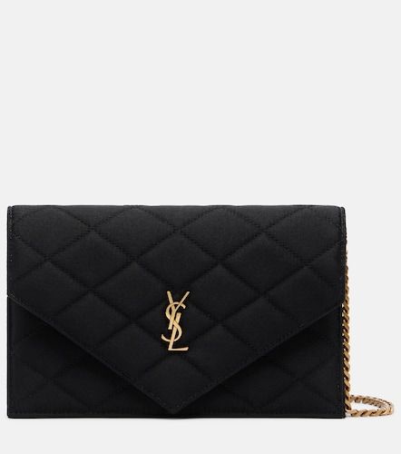 Sac Paris Mini en satin matelassé - Saint Laurent - Modalova
