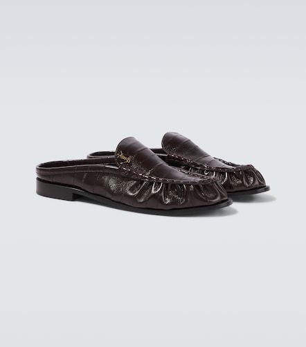 Mules Le Loafer en cuir d'anguille - Saint Laurent - Modalova