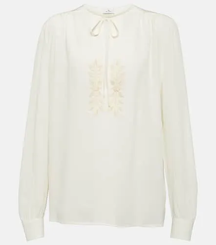 Etro Blouse brodée en soie - Etro - Modalova