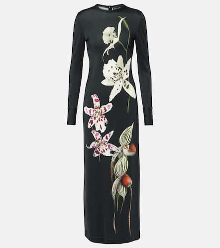 Robe longue à fleurs - Oscar de la Renta - Modalova