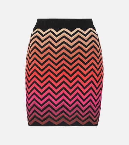 Mini-jupe Zig Zag en coton mélangé - Missoni - Modalova