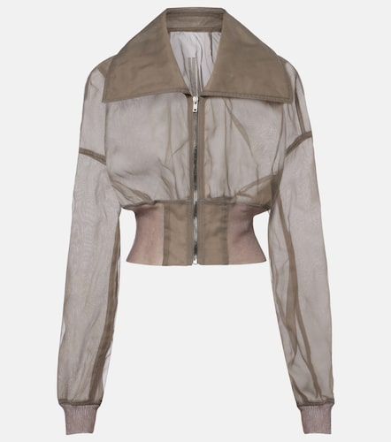 Veste bomber Dracucollar en tulle et organza - Rick Owens - Modalova