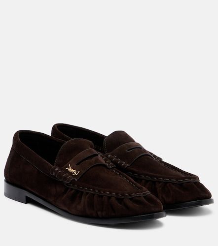 Mocassins Le Loafer Cassandre en daim - Saint Laurent - Modalova