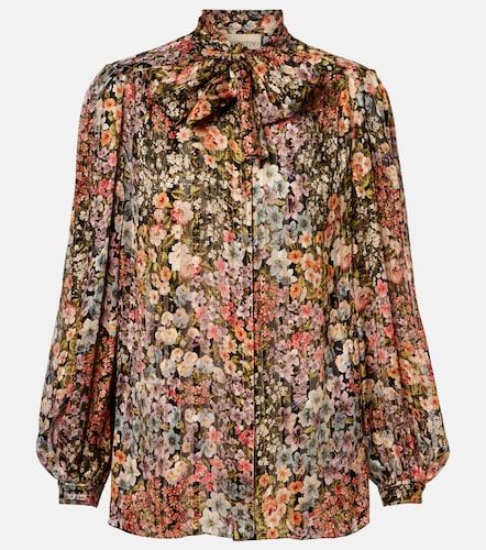 Valentino Blouse en soie à fleurs - Valentino - Modalova