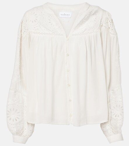 Blouse Libby en maille ajourée - Velvet - Modalova