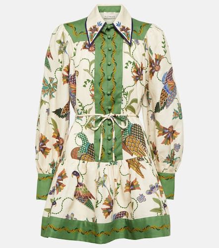 Robe Birdie imprimée en lin - Alémais - Modalova