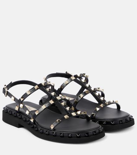 Sandales Rockstud en cuir - Valentino Garavani - Modalova