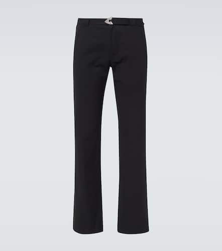 Pantalon droit Arrow en coton mélangé - Alexander McQueen - Modalova