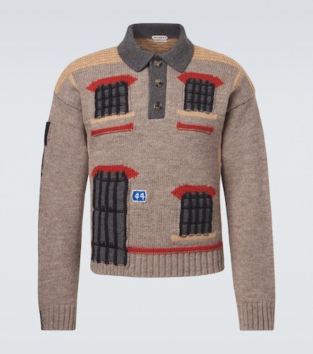 JW Anderson Polo brodé en laine - JW Anderson - Modalova