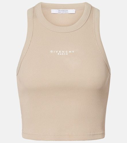 Débardeur court en coton à logo - Givenchy - Modalova