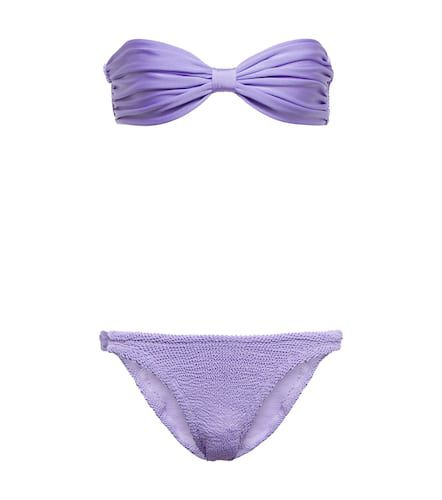 Femme Vêtements Articles de lingerie Culottes et sous vêtements Bikini Duo Jean Synthétique Hunza G en coloris Violet 