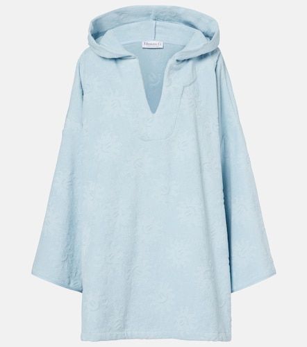 Poncho à capuche en coton éponge - Hunza G - Modalova