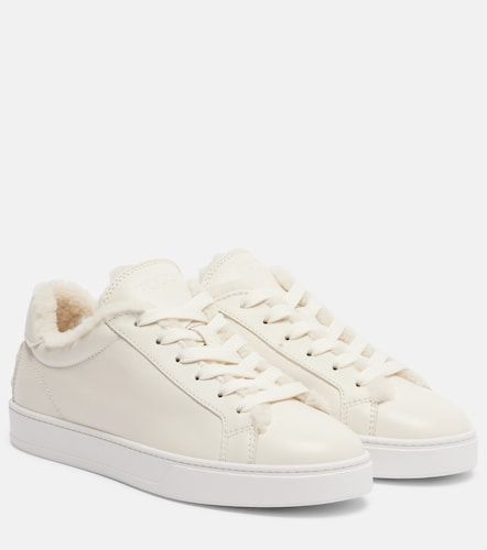Baskets Cassetta en cuir et shearling - Tod's - Modalova