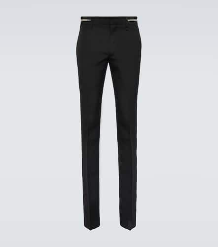 Pantalon slim 4G Zip en laine - Givenchy - Modalova