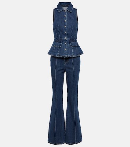 Ensemble de veste sans manches et pantalon en jean - Self-Portrait - Modalova