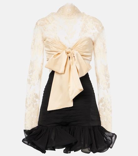 Robe Illustration Flounce en dentelle - Zimmermann - Modalova