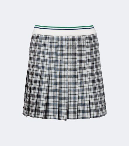 Mini-jupe plissée à carreaux - Burberry - Modalova