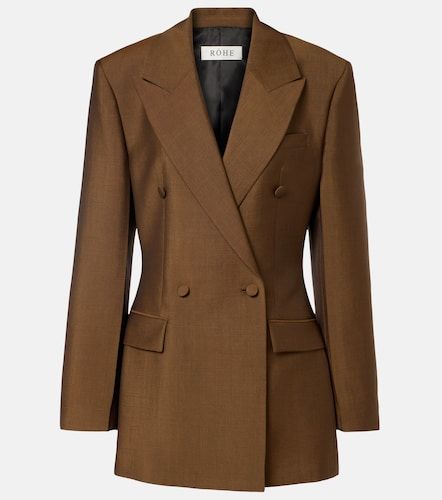 Róhe Blazer en laine et mohair - Rohe - Modalova