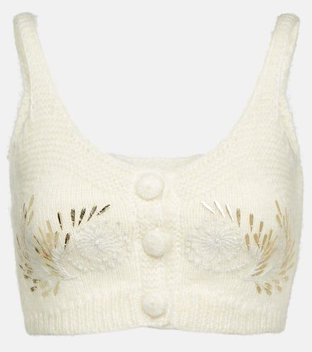 Brassière en crochet à perles - Jacques Wei - Modalova