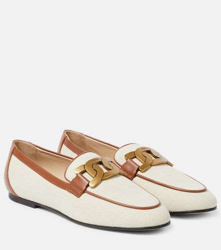 Mocassins Catena en toile et cuir - Tod's - Modalova