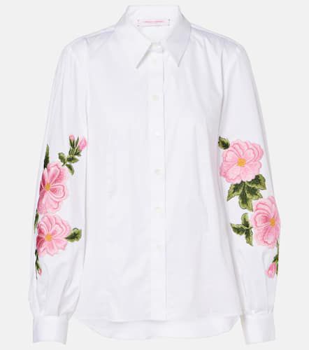 Chemise en coton mélangé à fleurs - Carolina Herrera - Modalova