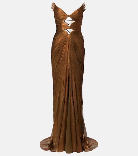 Robe longue en soie - Maria Lucia Hohan - Modalova