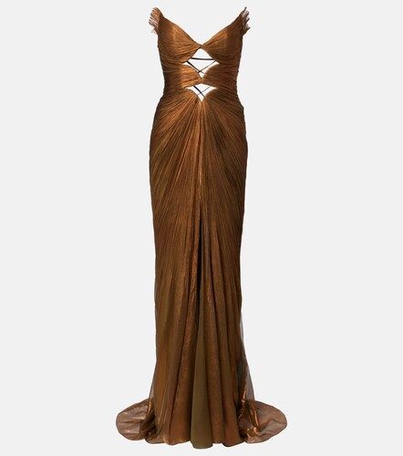 Robe longue en soie - Maria Lucia Hohan - Modalova