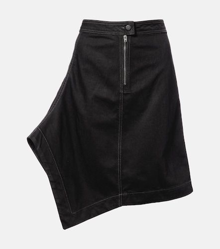 Jupe midi asymétrique en denim - Lemaire - Modalova
