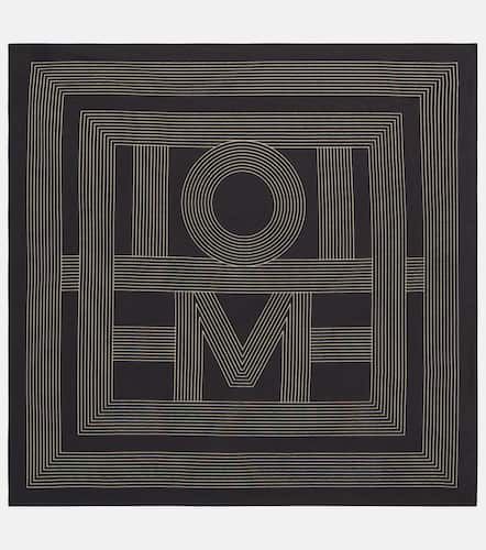 Foulard en coton et soie à logo - Toteme - Modalova