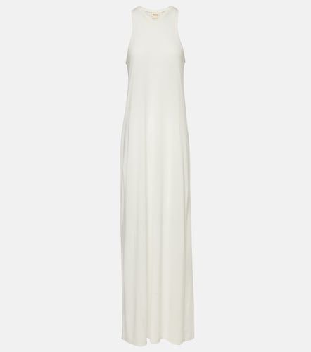 Robe longue Vernetta en jersey de coton mélangé - Khaite - Modalova