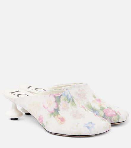 Loewe Mules Toy en daim à fleurs - Loewe - Modalova