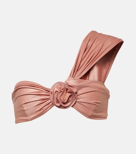 Haut de bikini à appliqués floraux - Magda Butrym - Modalova