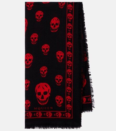 McQueen Écharpe Skull en laine - McQueen - Modalova