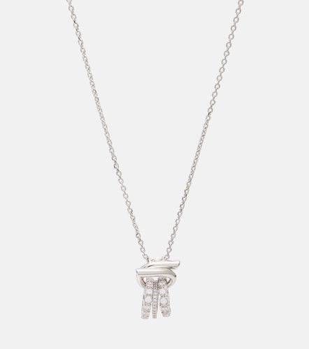 Collier Gancini à cristaux - Ferragamo - Modalova