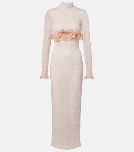Robe longue en dentelle - Alessandra Rich - Modalova
