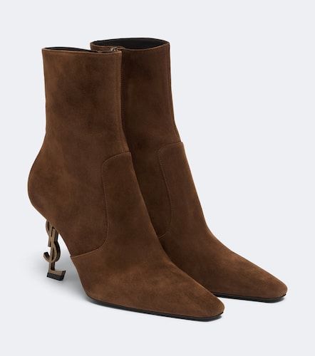 Bottines Opyum en daim - Saint Laurent - Modalova