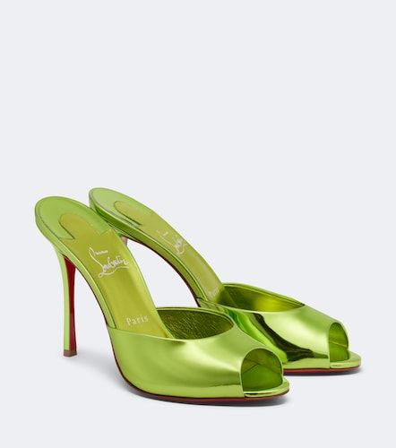 Mules en cuir métallisé Me Dolly - Christian Louboutin - Modalova