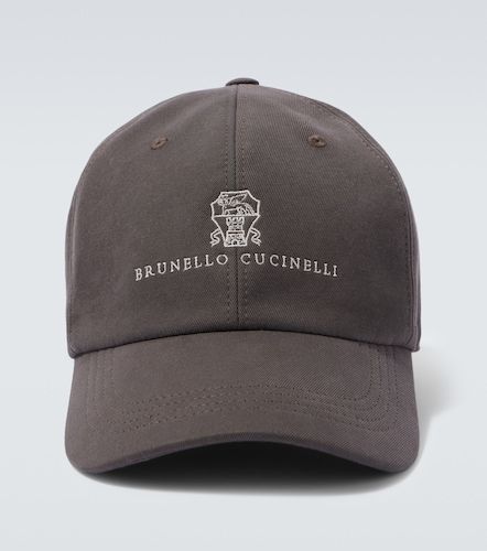 Casquette en toile de coton à logo - Brunello Cucinelli - Modalova