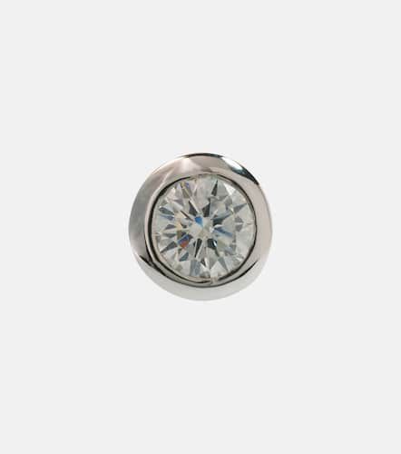 Boucle d'oreille unique en or blanc 18 ct et diamants - Shay Jewelry - Modalova
