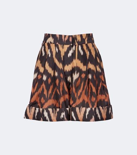 Short Aster en soie habutaï à imprimé - Zimmermann - Modalova