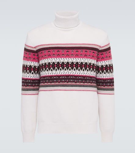 Pull à col roulé en cachemire intarsia - Zegna - Modalova